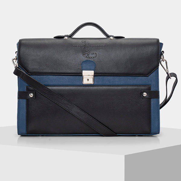 Zonxan Luxury Laptop Bag Blu Flut Custom Logo Men Genuine Leather Laptop  Handbags, Men Black Real Leather Briefcase Messenger Bags - China Bag and  Handbag price