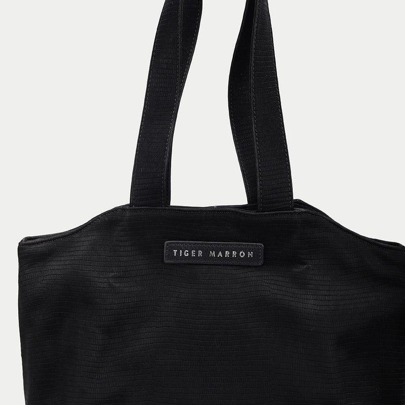 Tiger Marrón Vegan Leather Tote Bag